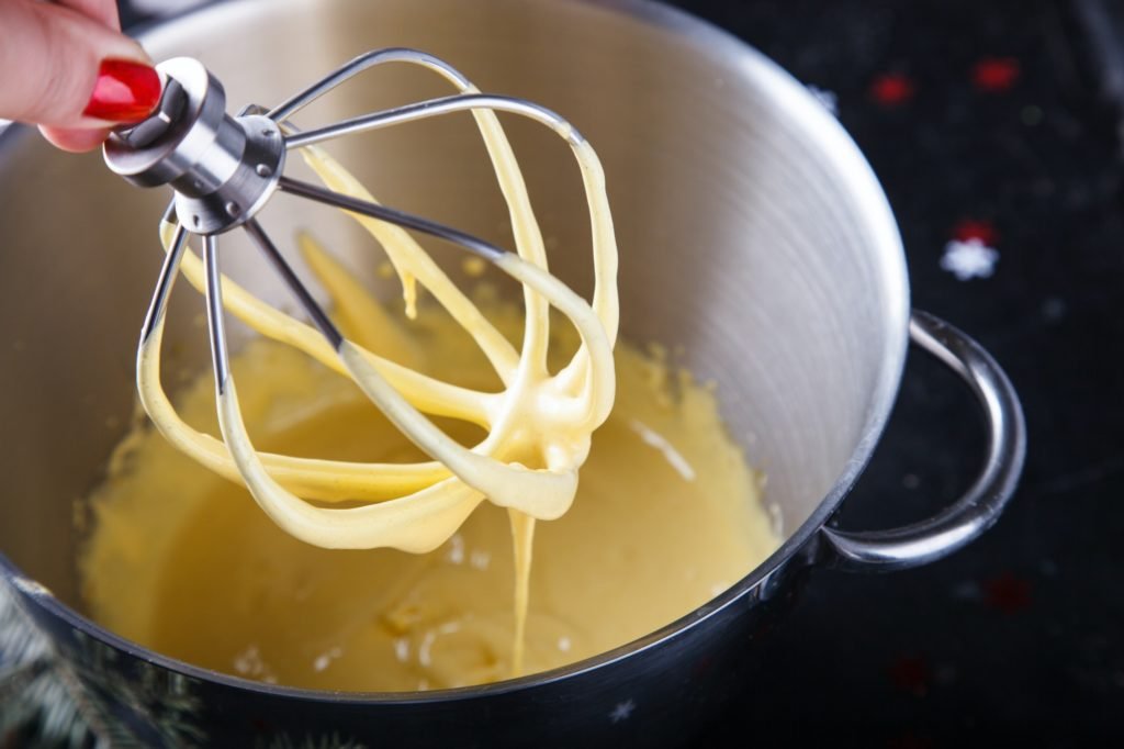 Yeast dough,raw.Christmas Pastries.