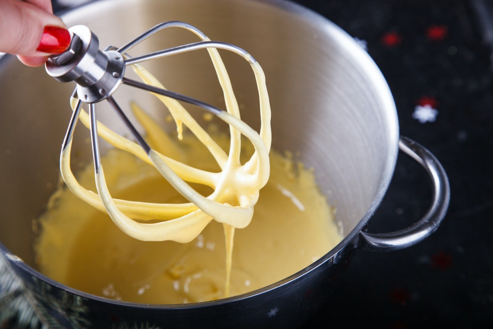 Yeast dough,raw.Christmas Pastries.